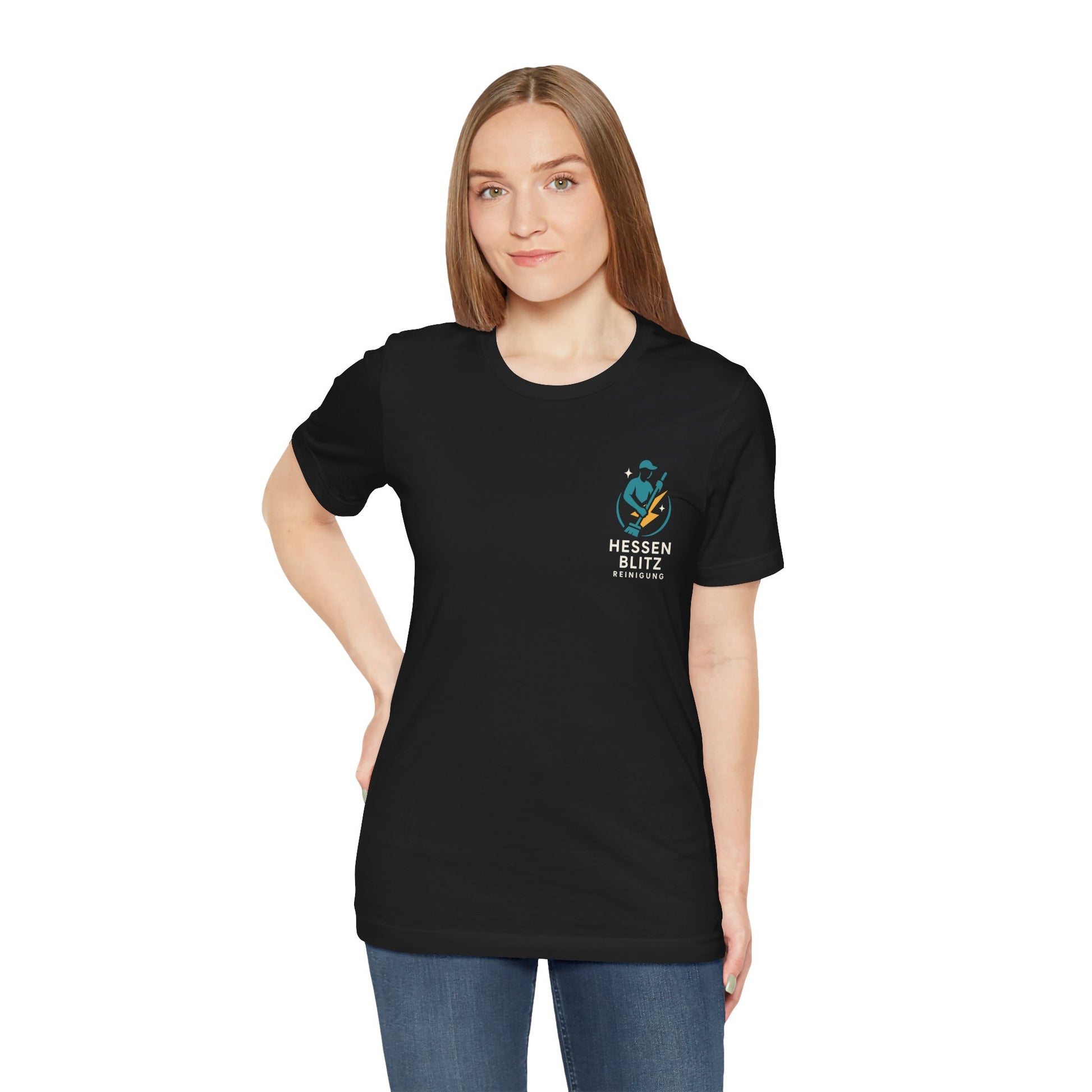 Hessen Blitz Short Sleeve Tee - Casual Graphic Shirt for Everyday Wear, Gift for Holidays, Team Spirit, Comfortable Unisex Apparel