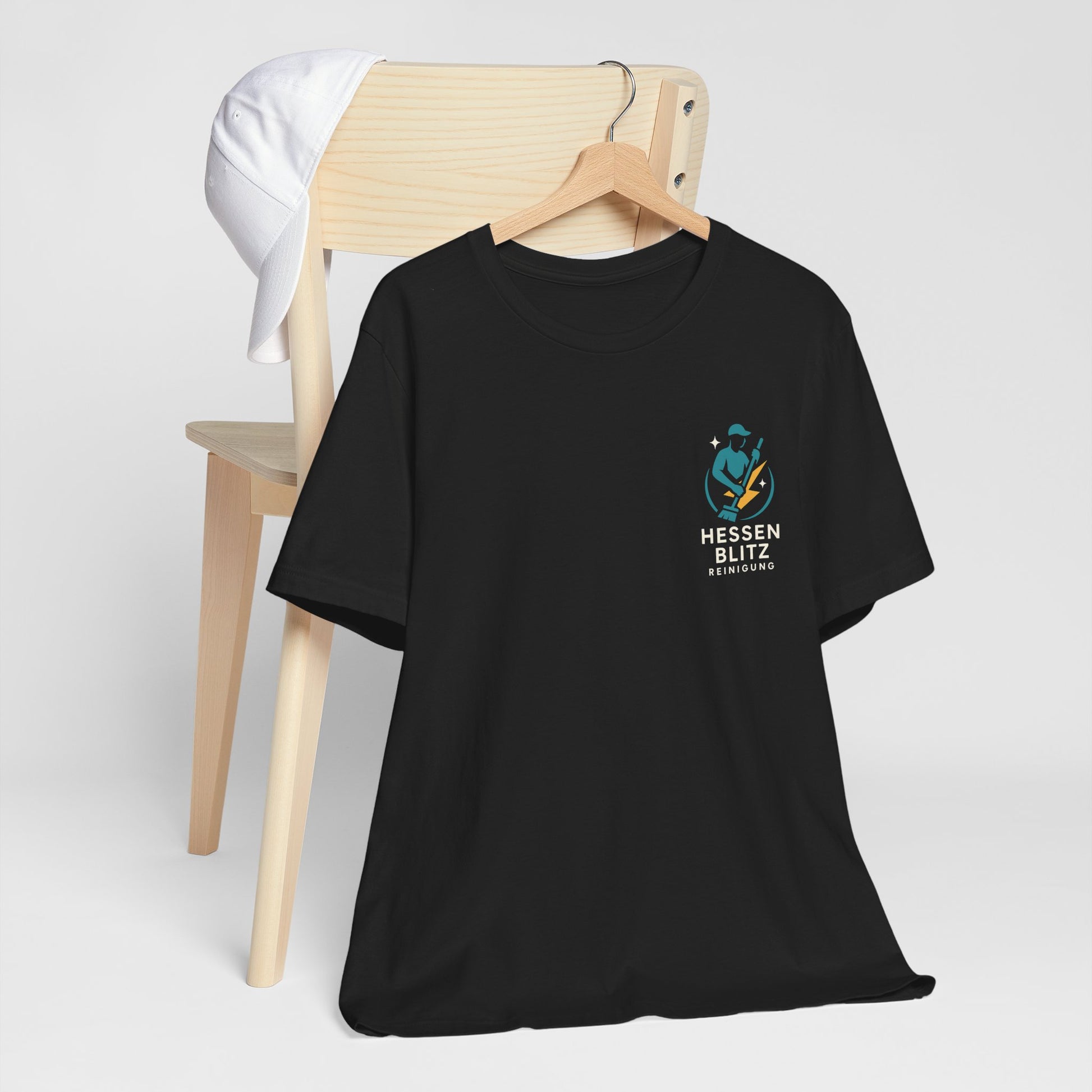 Hessen Blitz Short Sleeve Tee - Casual Graphic Shirt for Everyday Wear, Gift for Holidays, Team Spirit, Comfortable Unisex Apparel