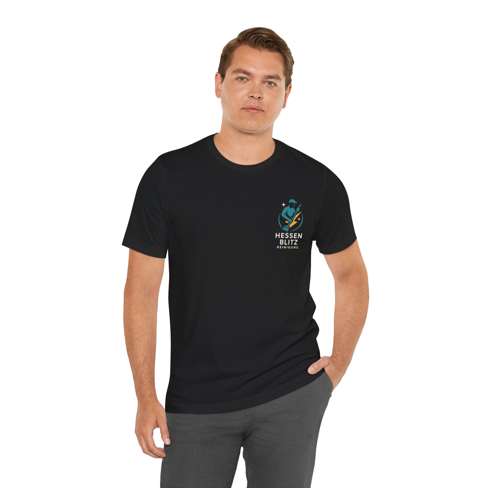 Hessen Blitz Short Sleeve Tee - Casual Graphic Shirt for Everyday Wear, Gift for Holidays, Team Spirit, Comfortable Unisex Apparel