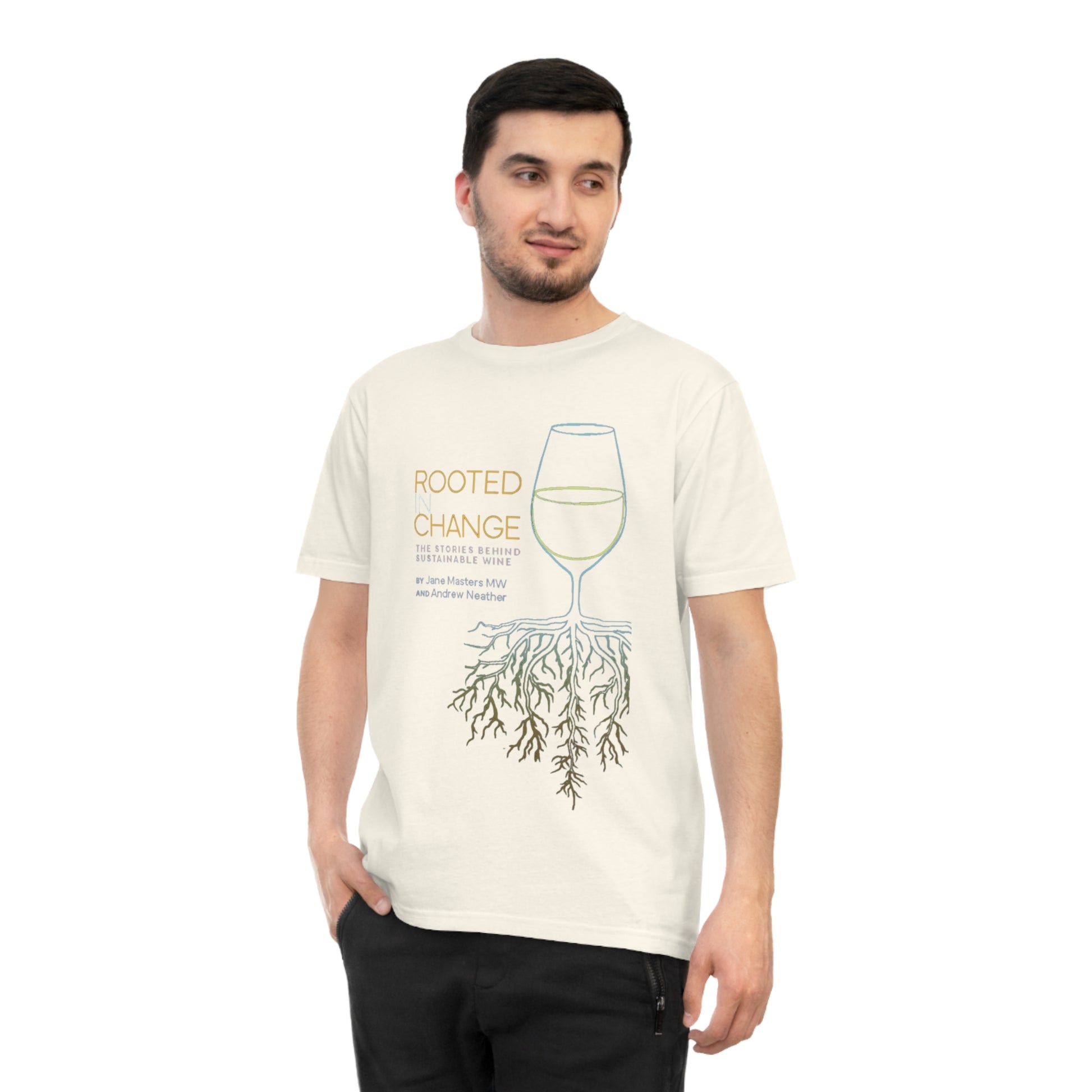 Rooted in Balance Unisex T-Shirt | Nature Lovers Tee | Sustainable Fashion | Eco-Friendly Gift | Wine Enthusiast Shirt