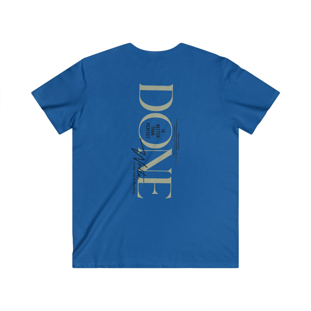 Stylish Men's V-Neck Tee - Comfortable, Casual, Perfect Gift for Holidays, Unique Statement Shirt, Daily Wear, Fashion Essential, Done [...]
