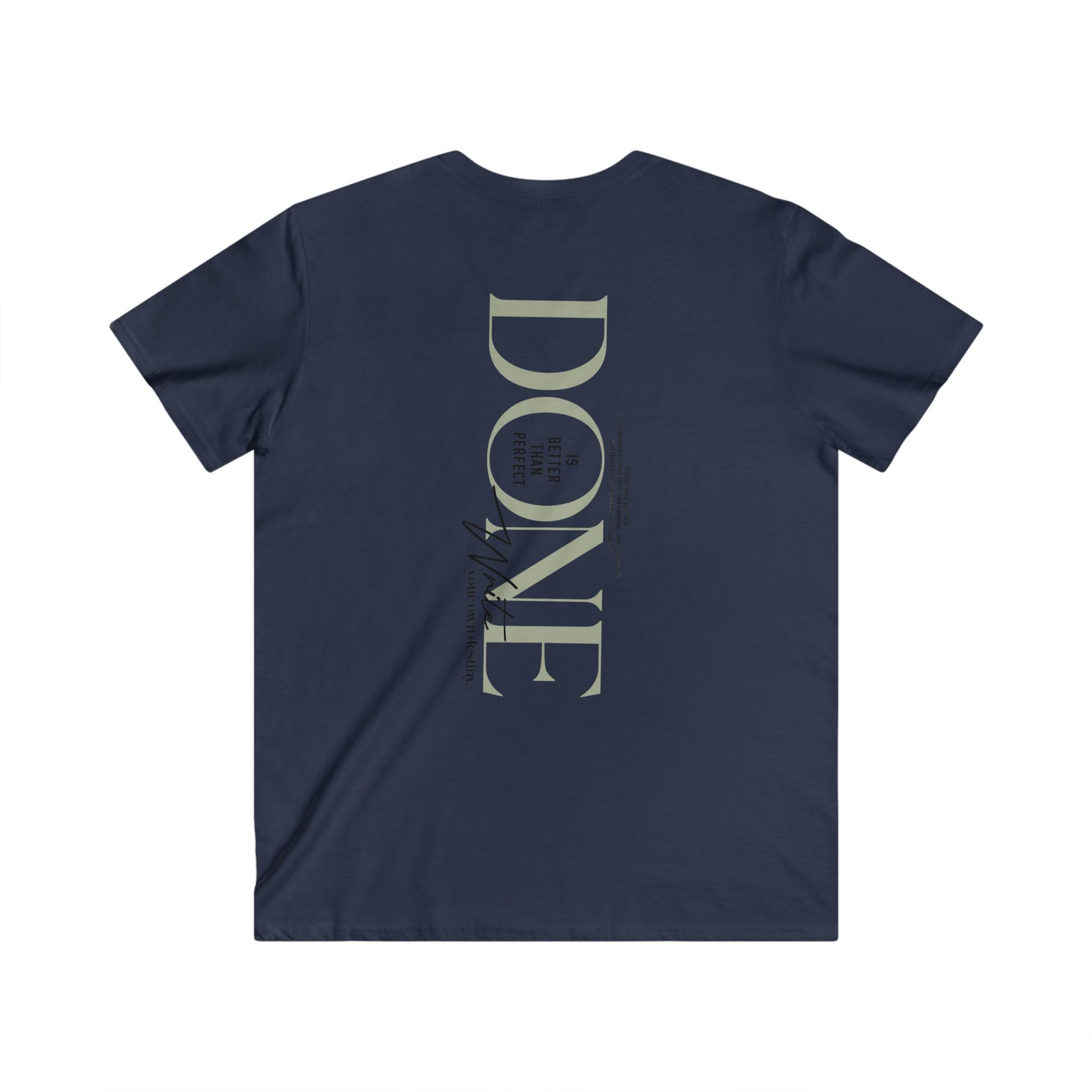 Stylish Men's V-Neck Tee - Comfortable, Casual, Perfect Gift for Holidays, Unique Statement Shirt, Daily Wear, Fashion Essential, Done [...]