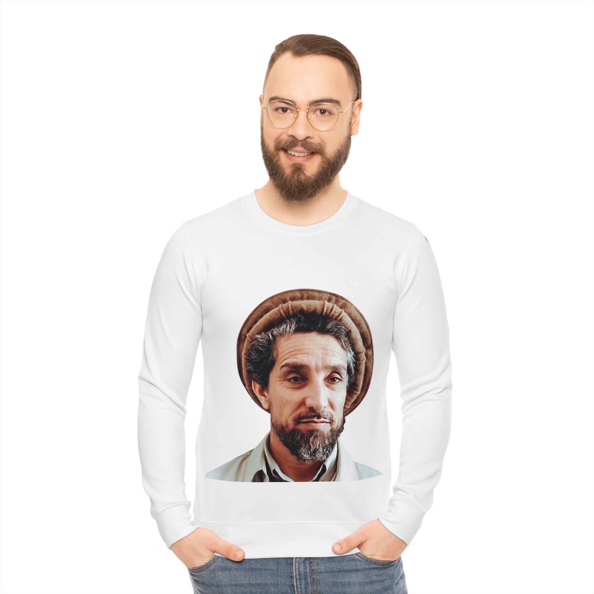 Quirky Art Lightweight Sweatshirt, Comfortable Graphic Crewneck, Unique Gift for Him/Her, Everyday Casual Wear, Stylish Layering Piece