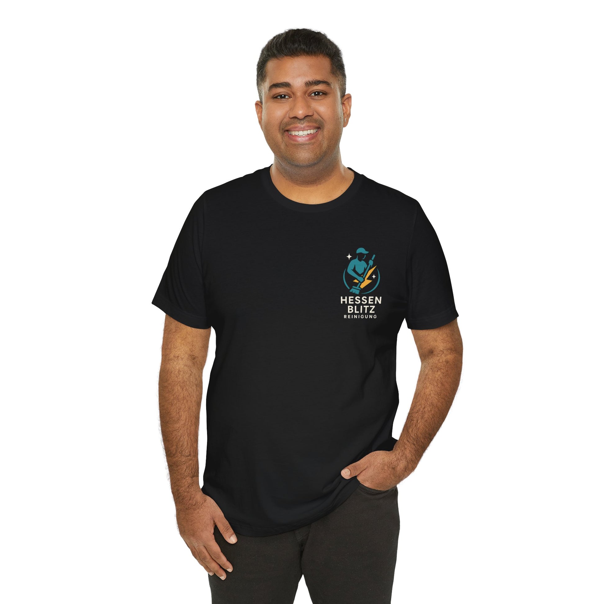Hessen Blitz Short Sleeve Tee - Casual Graphic Shirt for Everyday Wear, Gift for Holidays, Team Spirit, Comfortable Unisex Apparel