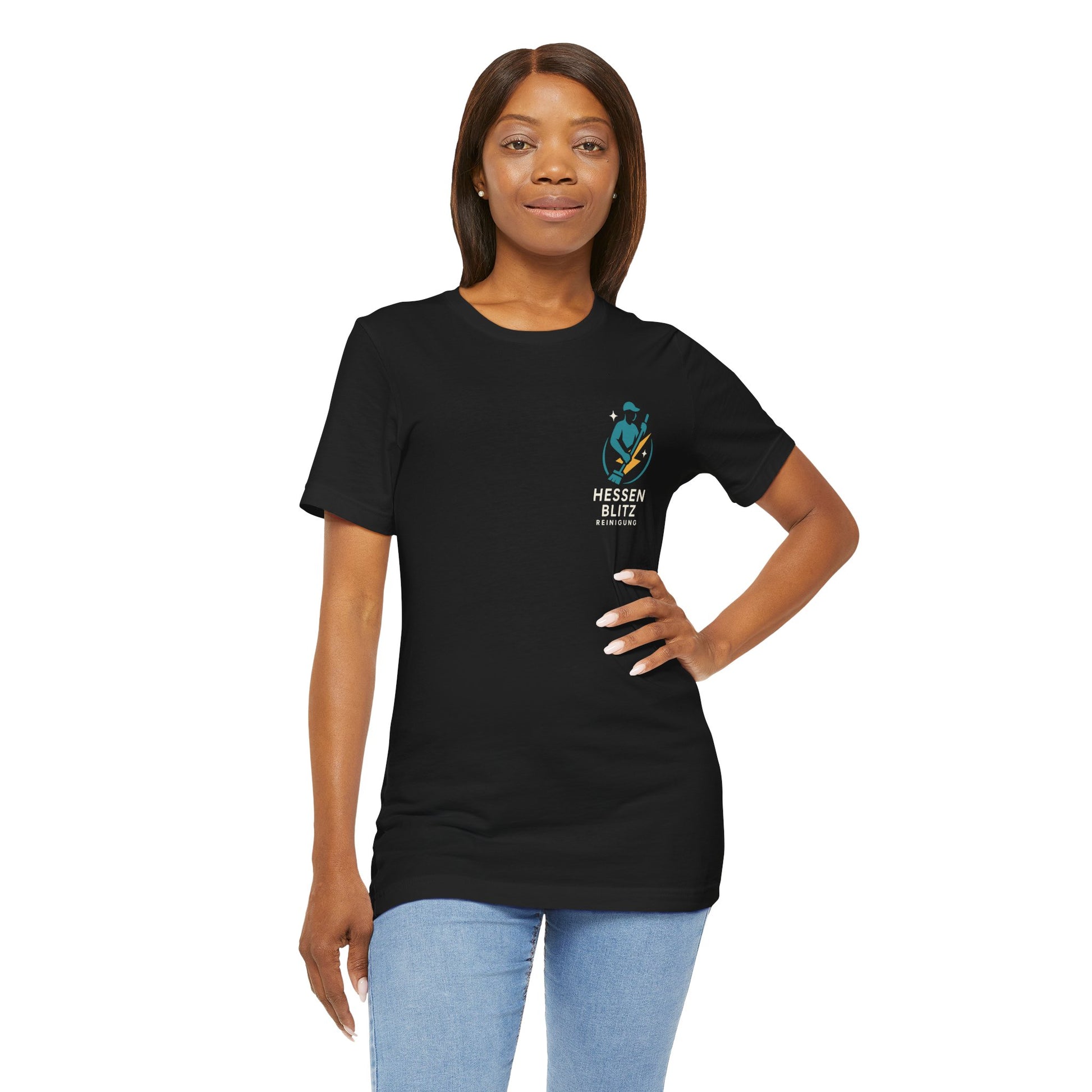 Hessen Blitz Short Sleeve Tee - Casual Graphic Shirt for Everyday Wear, Gift for Holidays, Team Spirit, Comfortable Unisex Apparel