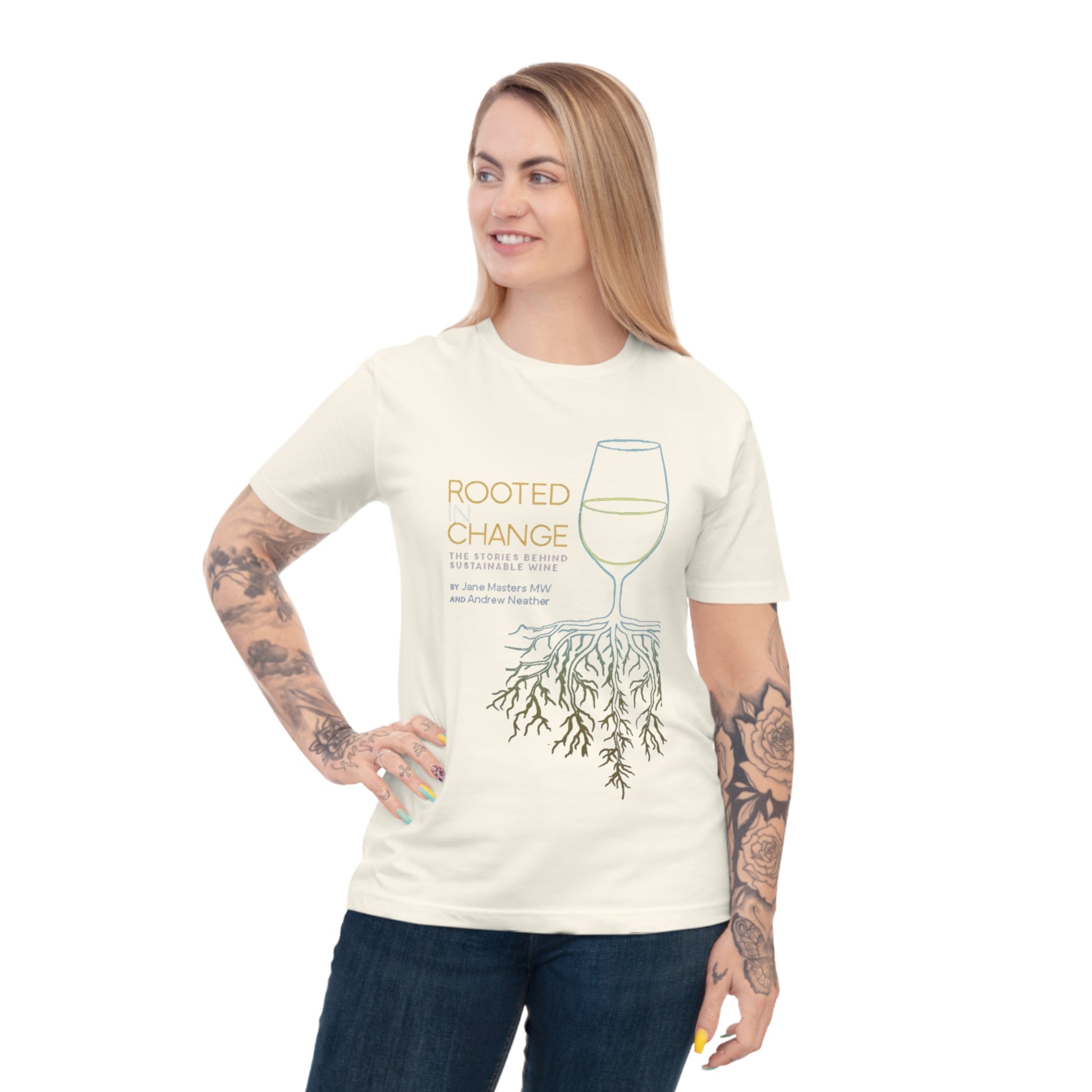 Rooted in Balance Unisex T-Shirt | Nature Lovers Tee | Sustainable Fashion | Eco-Friendly Gift | Wine Enthusiast Shirt