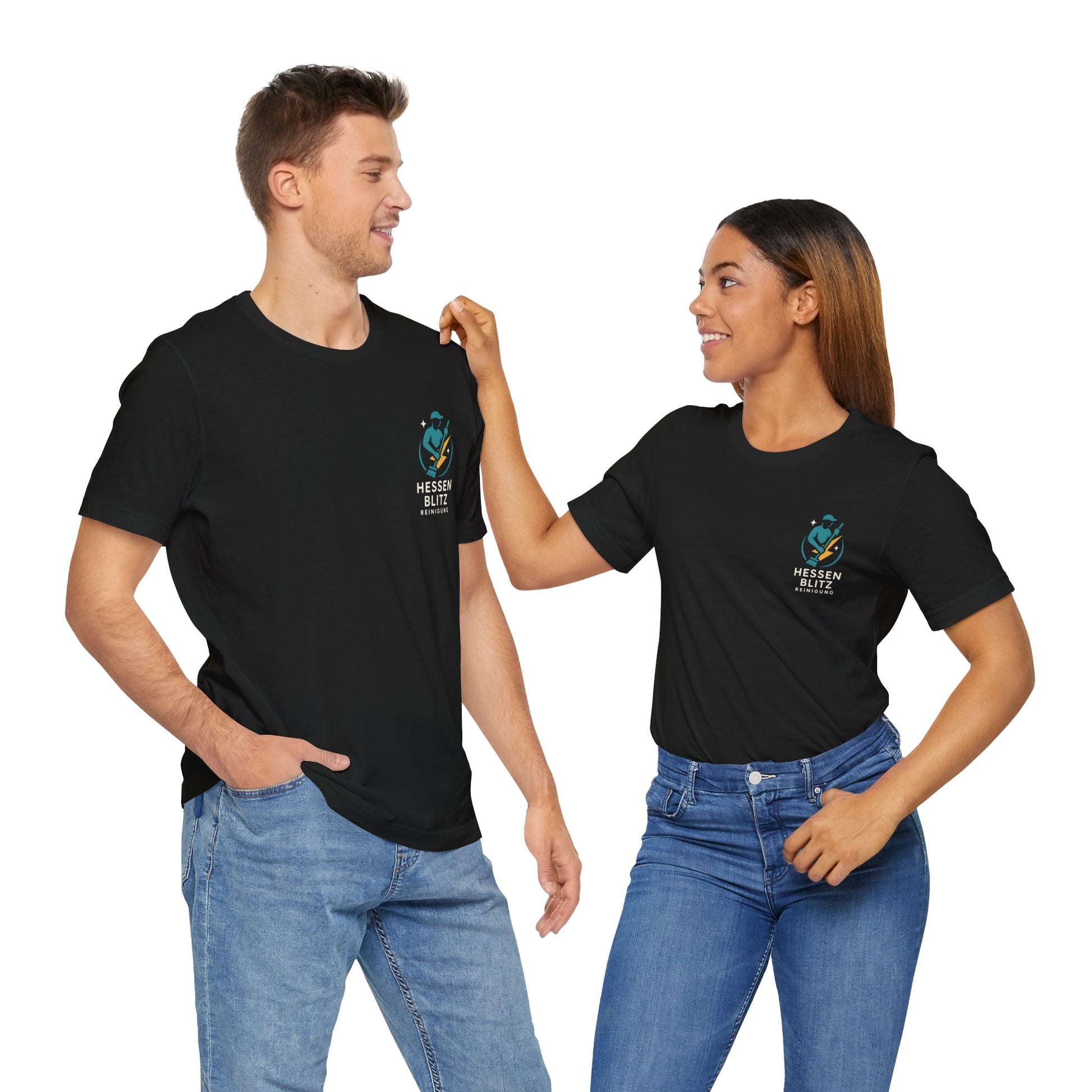 Hessen Blitz Short Sleeve Tee - Casual Graphic Shirt for Everyday Wear, Gift for Holidays, Team Spirit, Comfortable Unisex Apparel