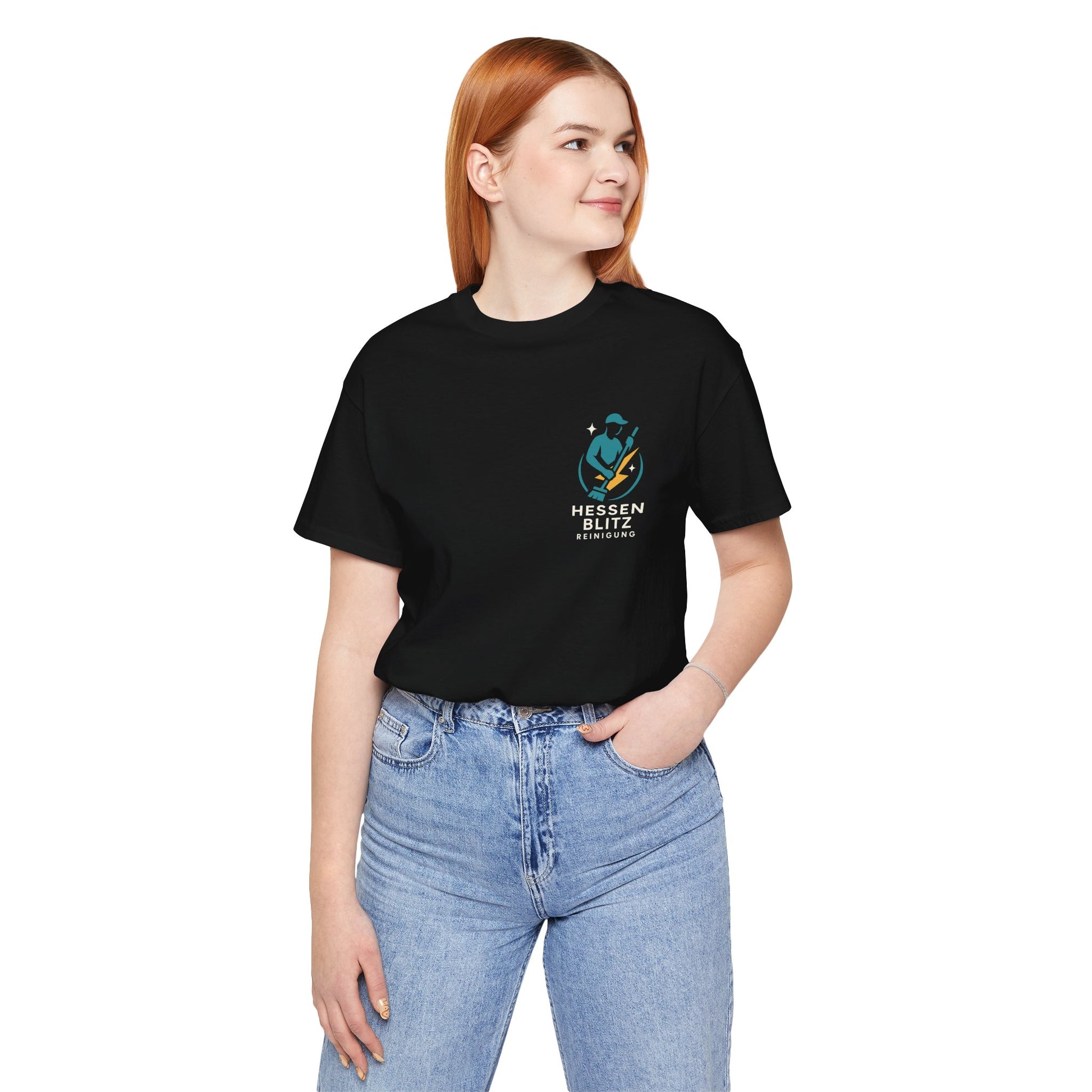 Hessen Blitz Short Sleeve Tee - Casual Graphic Shirt for Everyday Wear, Gift for Holidays, Team Spirit, Comfortable Unisex Apparel