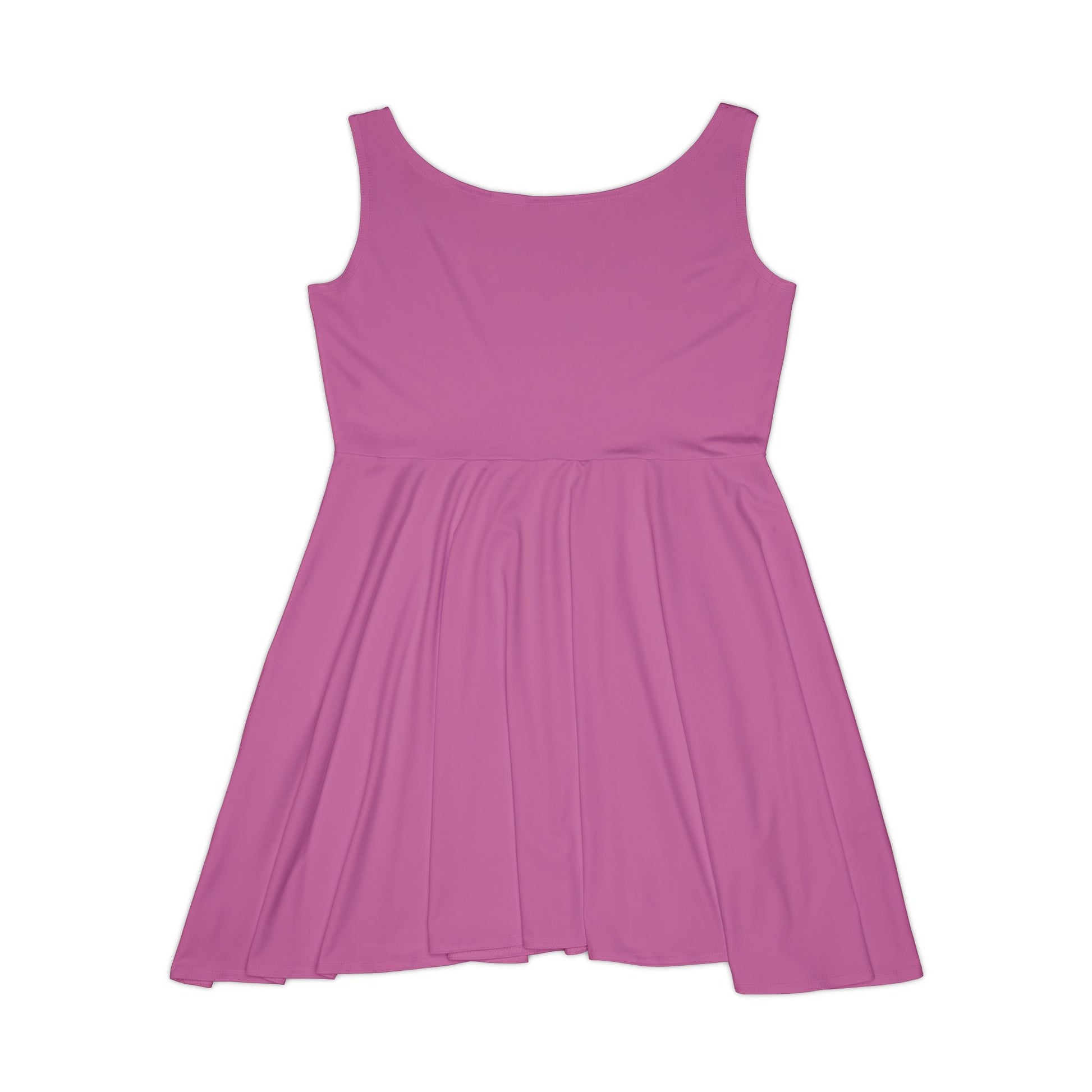 Chic Women’s Skater Dress, Casual Summer Dress, Flowy Pink Dress, Party Outfit, Vacation Wear, Stylish AOP Dress